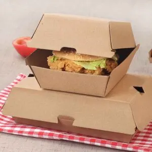 Cardboard Burger Boxes