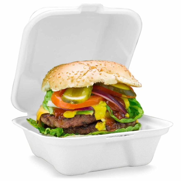 DayBays 500 Stk. Hamburger Box Groß IP6 150x160x80 mm weiß DayBays 500 Stk. Hamburger Box Groß IP6 150x160x80 mm weiß