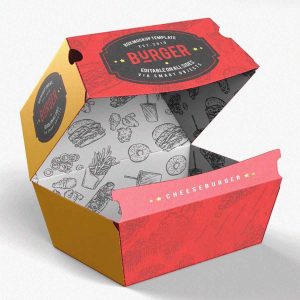 Christmas Burger Boxes