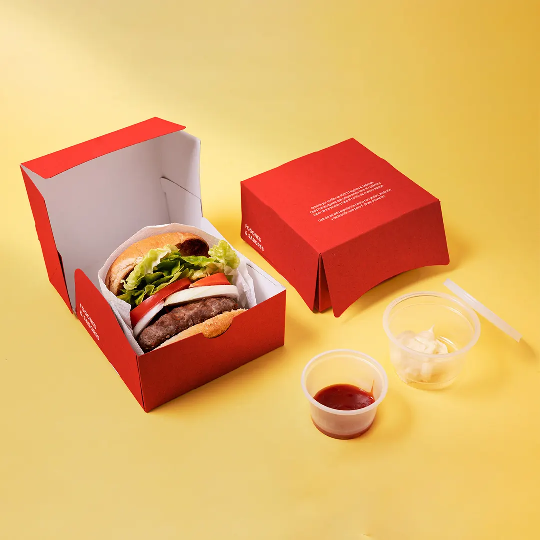 Valentine Day Burger Boxes
